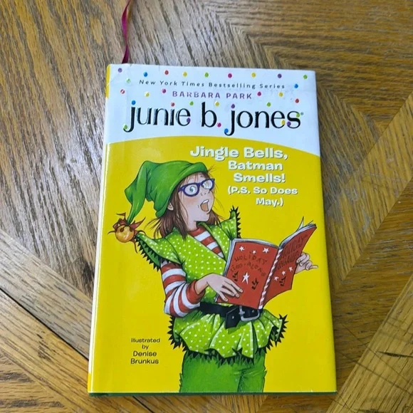 June B. Jones hard cover book. Jingle Bells, Batman Smells(P.S so does May) - Picture 1 of 5